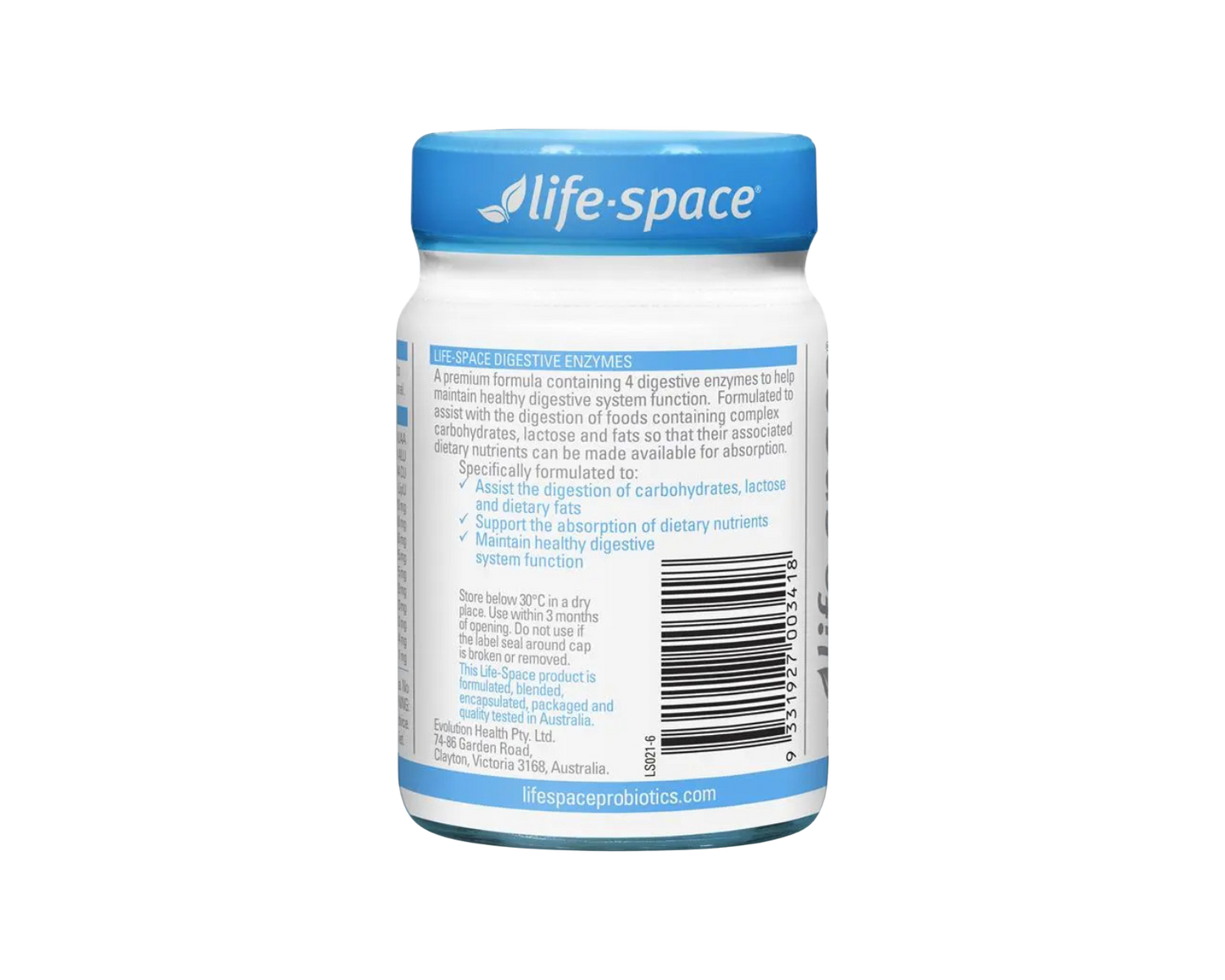 Life-Space Digestive Enzymes 60 Capsules 3 month subscription