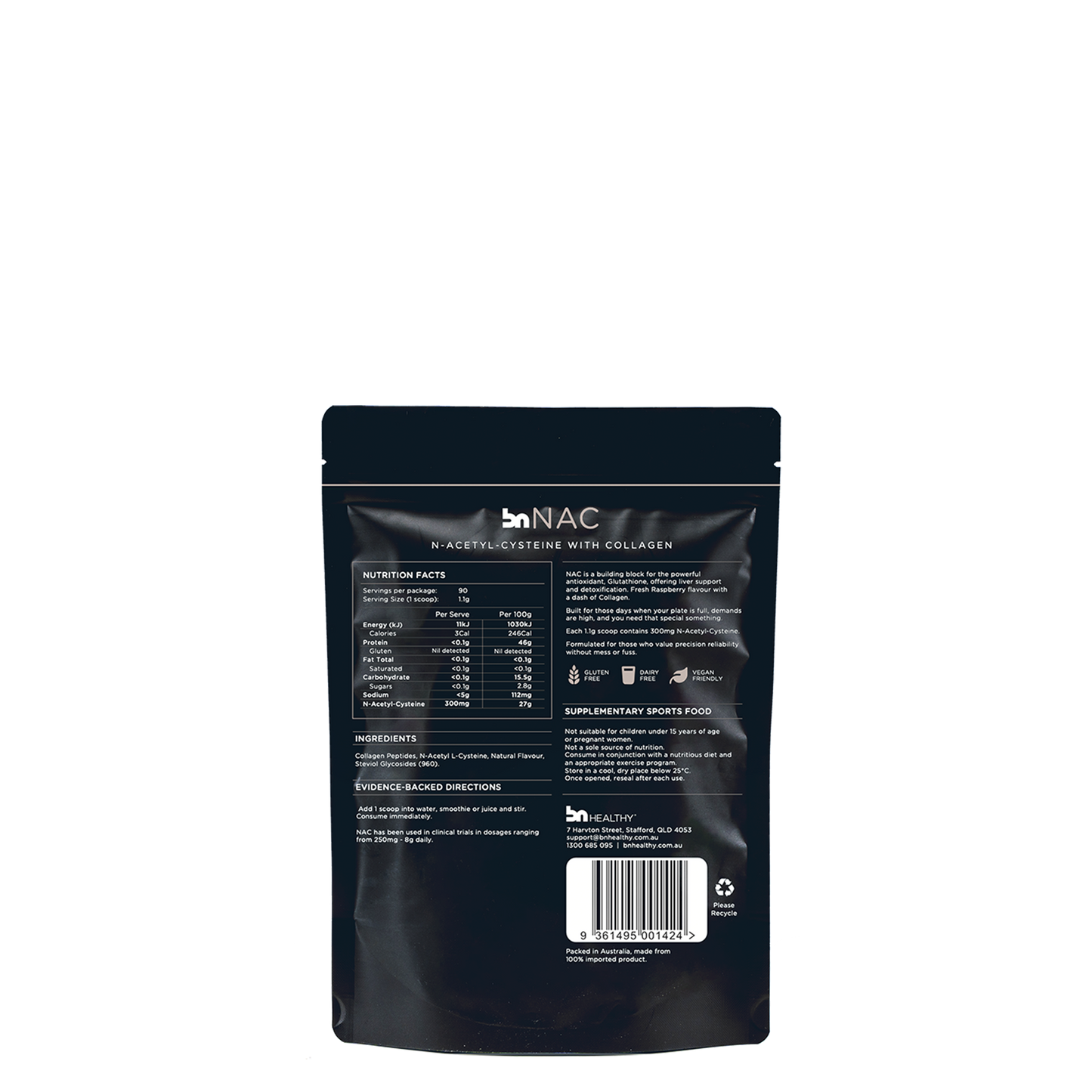 BN NAC - N-Acetyl-Cysteine (NAC) Powder – Antioxidant