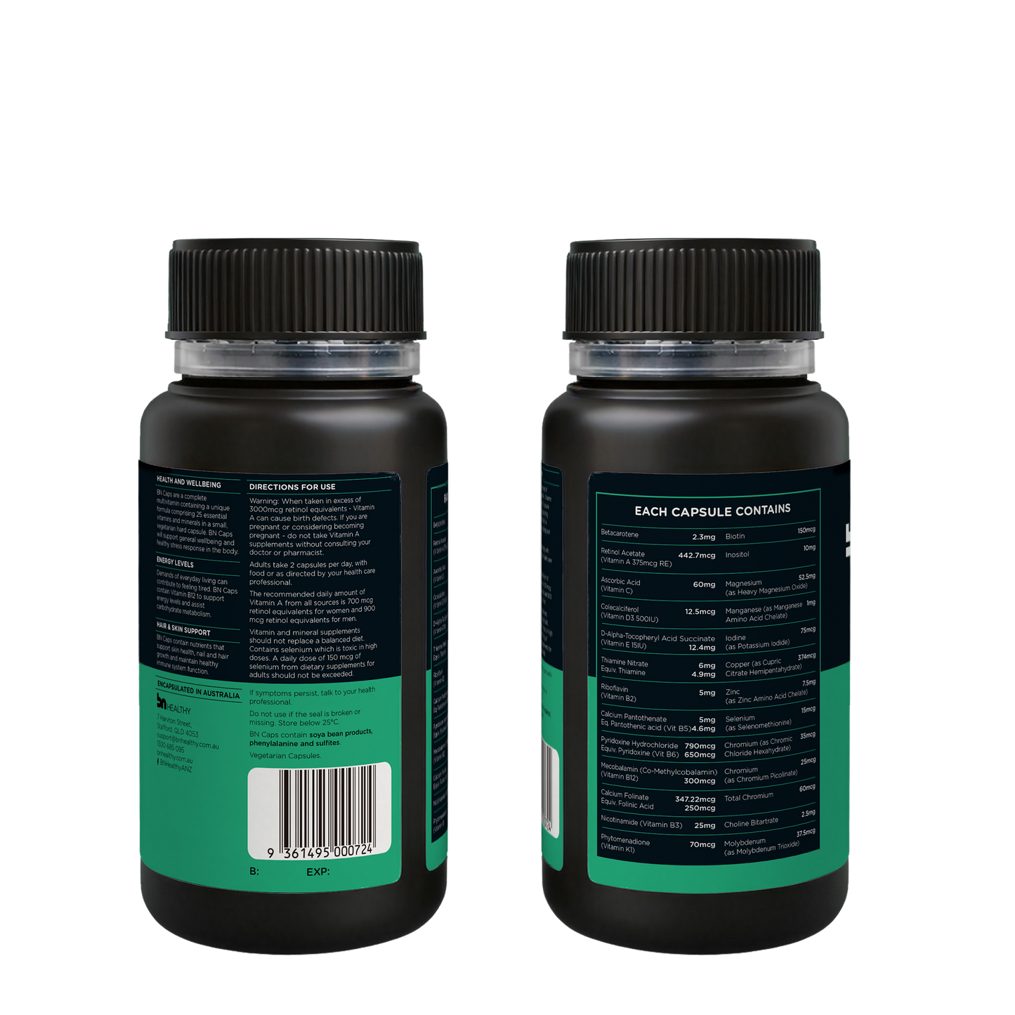 BN Caps Iron Free- Capsule Multivitamins 3 Months Subscription - Save 20%