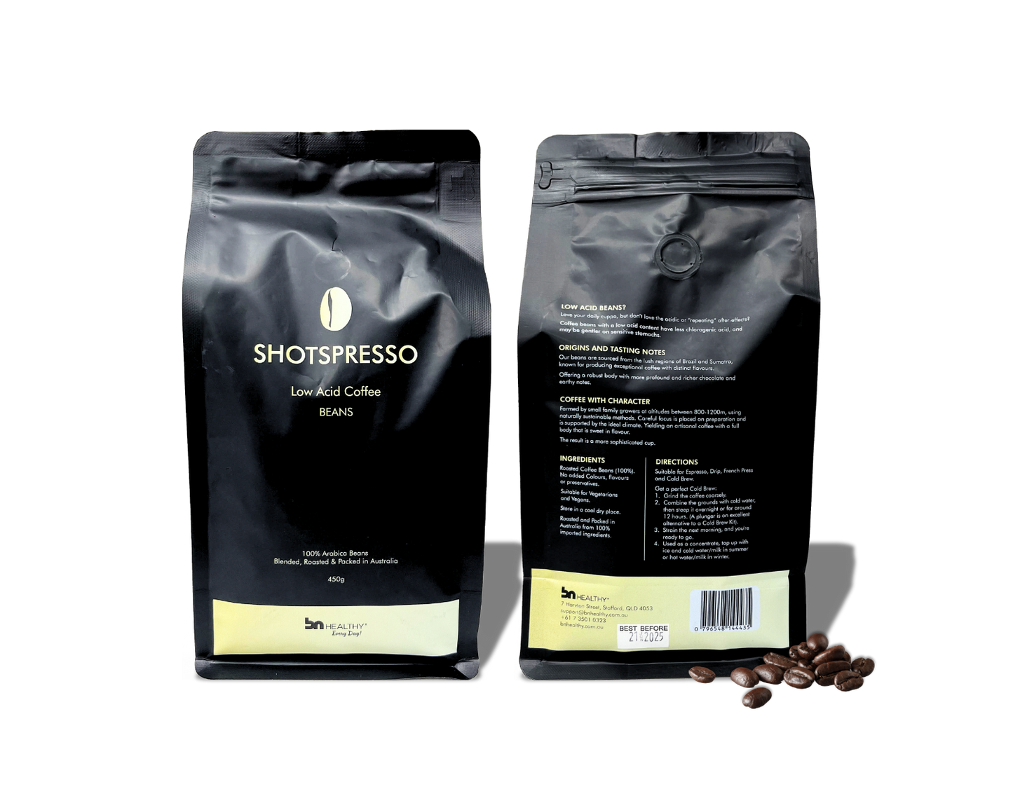 Shotspresso- Low Acid Coffee Beans