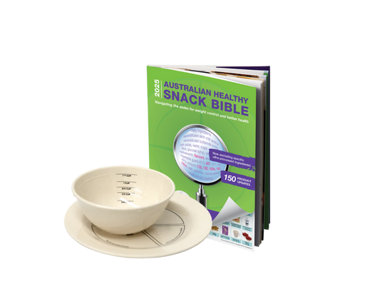 BN Portion Control Kit - BN Plate, BN Bowl (melamine) WLS Books