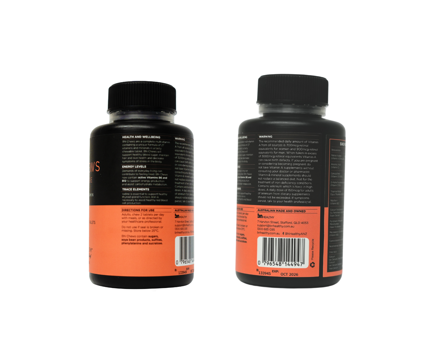 BN Chews Orange - Chewable Multivitamins
