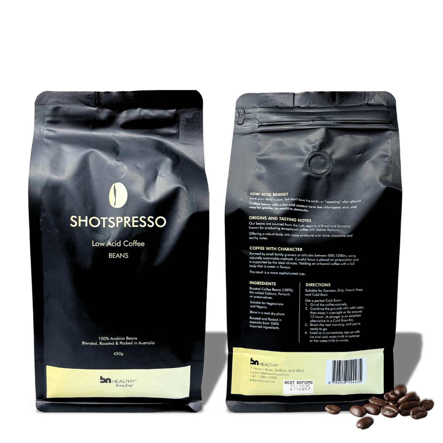 Shotspresso- Low Acid Coffee Beans