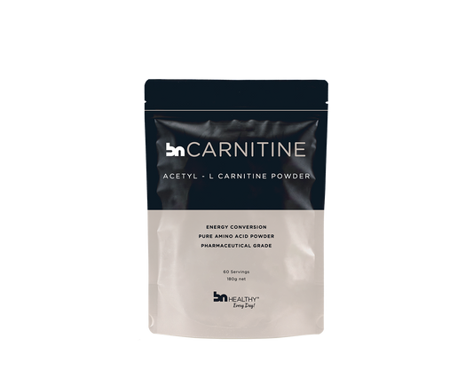 BN Carnitine - 100% Pure Acetyl L-Carnitine Powder for Energy Production & Fat Metabolism