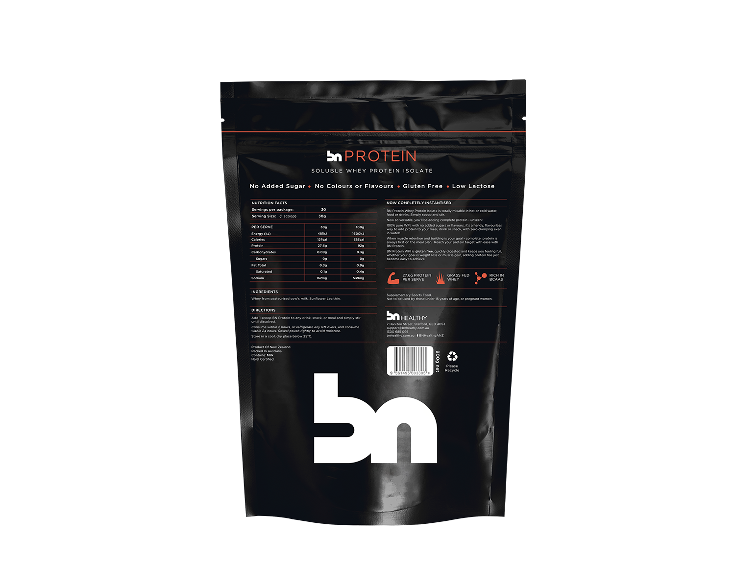BN Protein - Whey Protein Isolate Powder