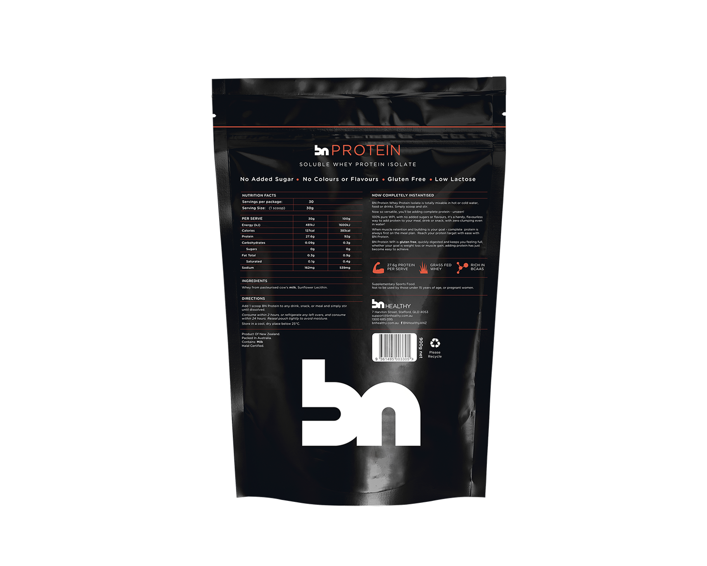 BN Protein - Whey Protein Isolate Powder 3 Months