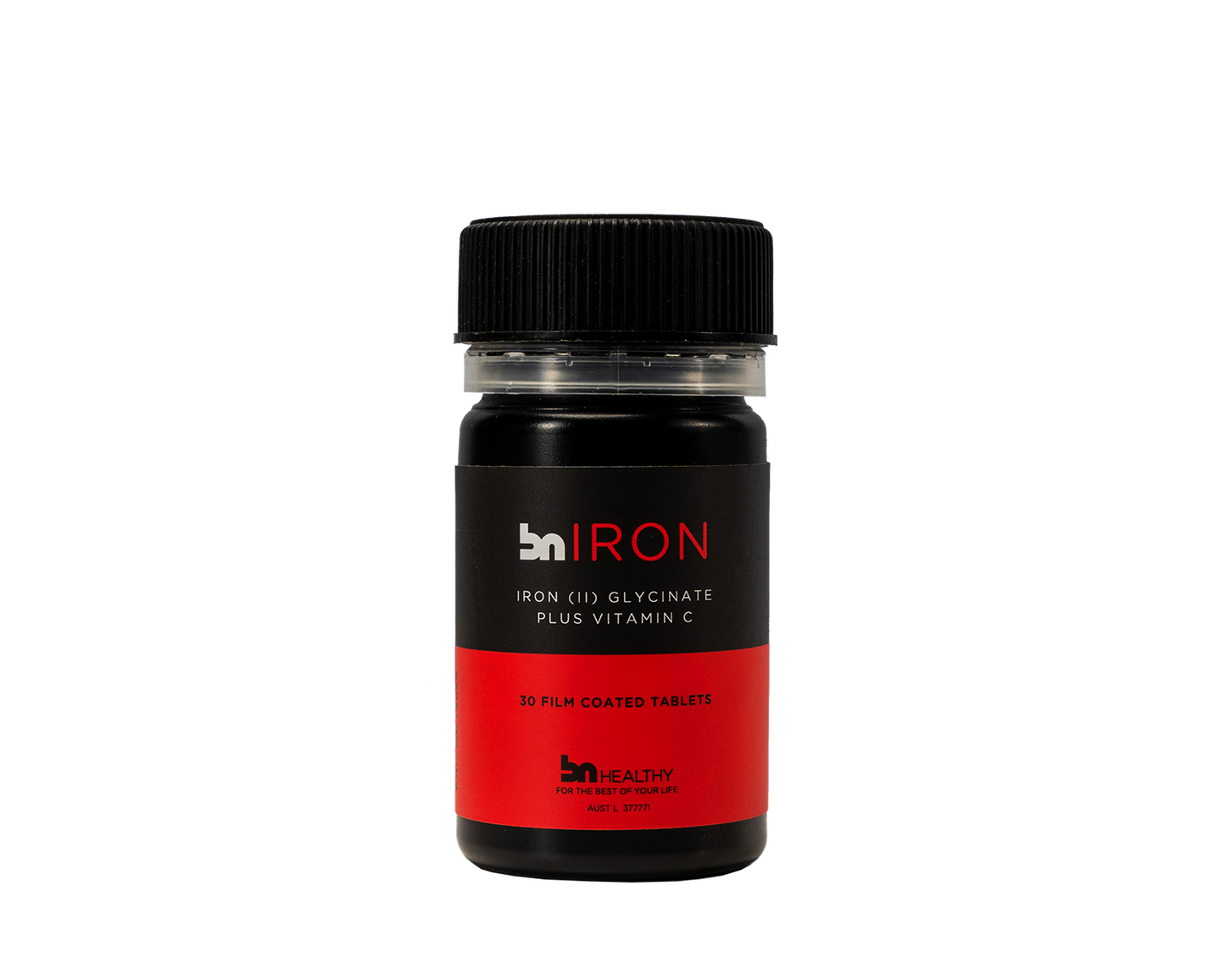 BN Iron - Iron Tablets + Vitamin C bottle