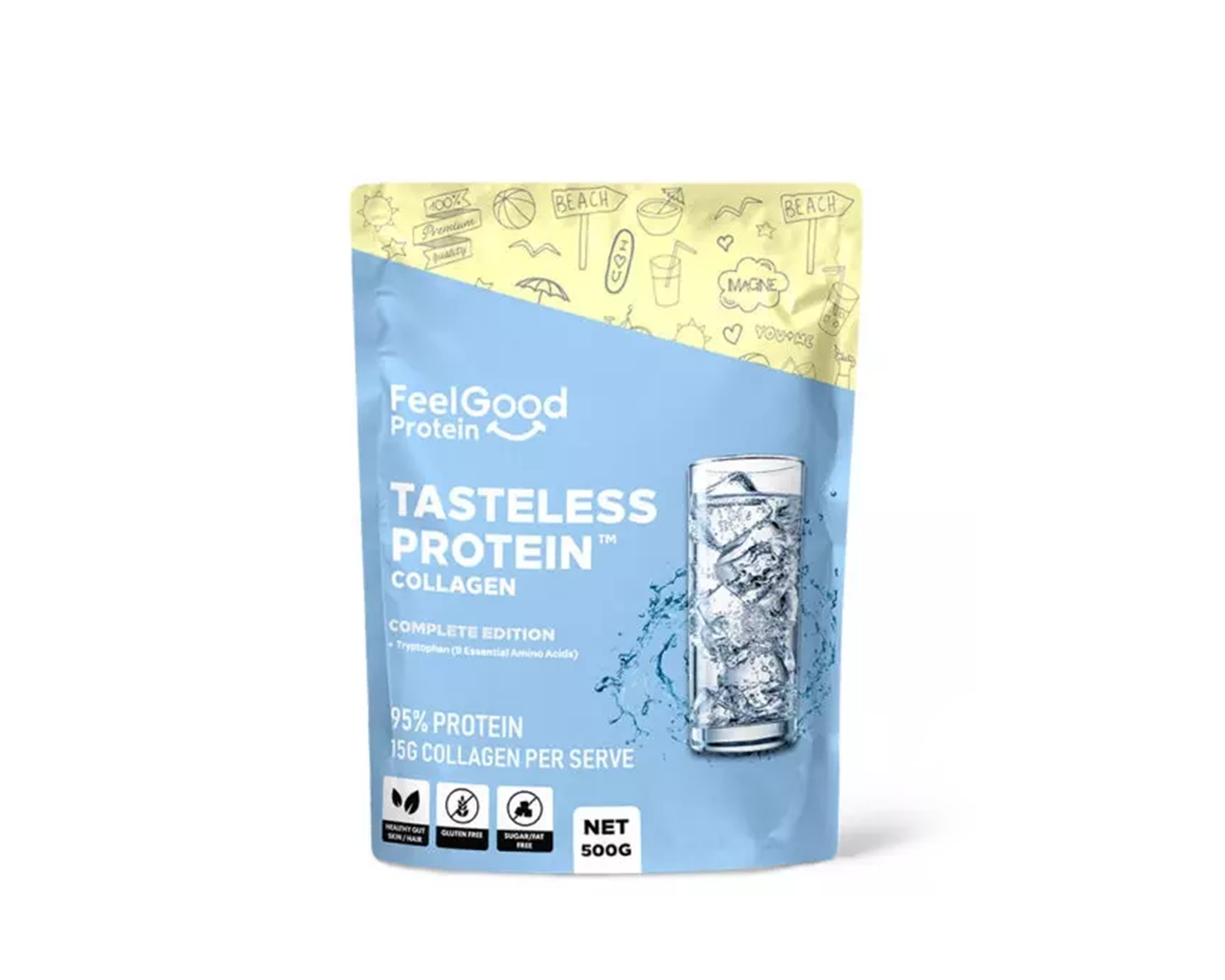 Feel Good Tasteless Collagen Powder cover front