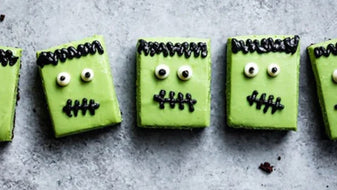 Matcha Cheesecake Frankensteins