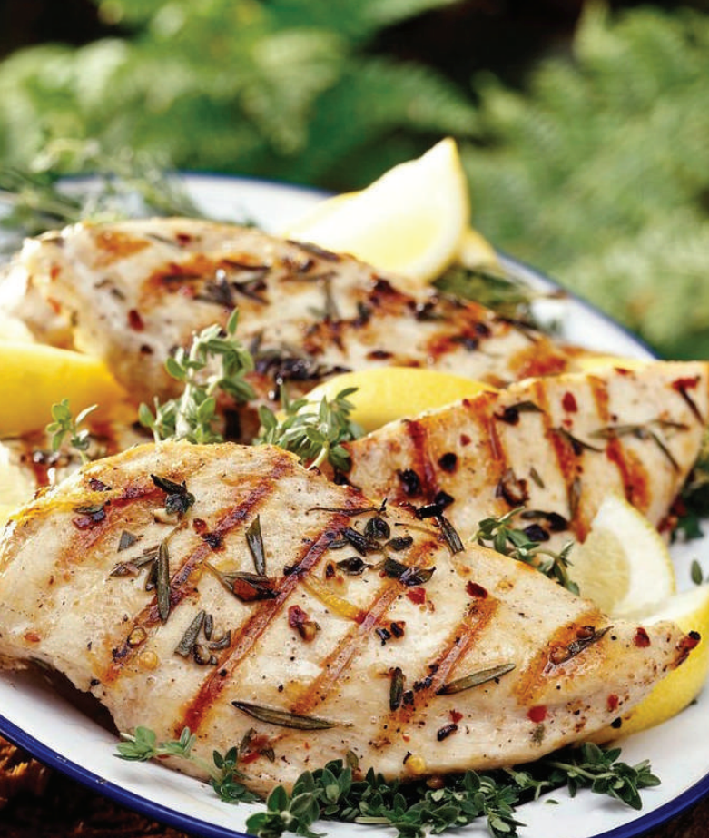 Grilled Lemon-Sage Chicken