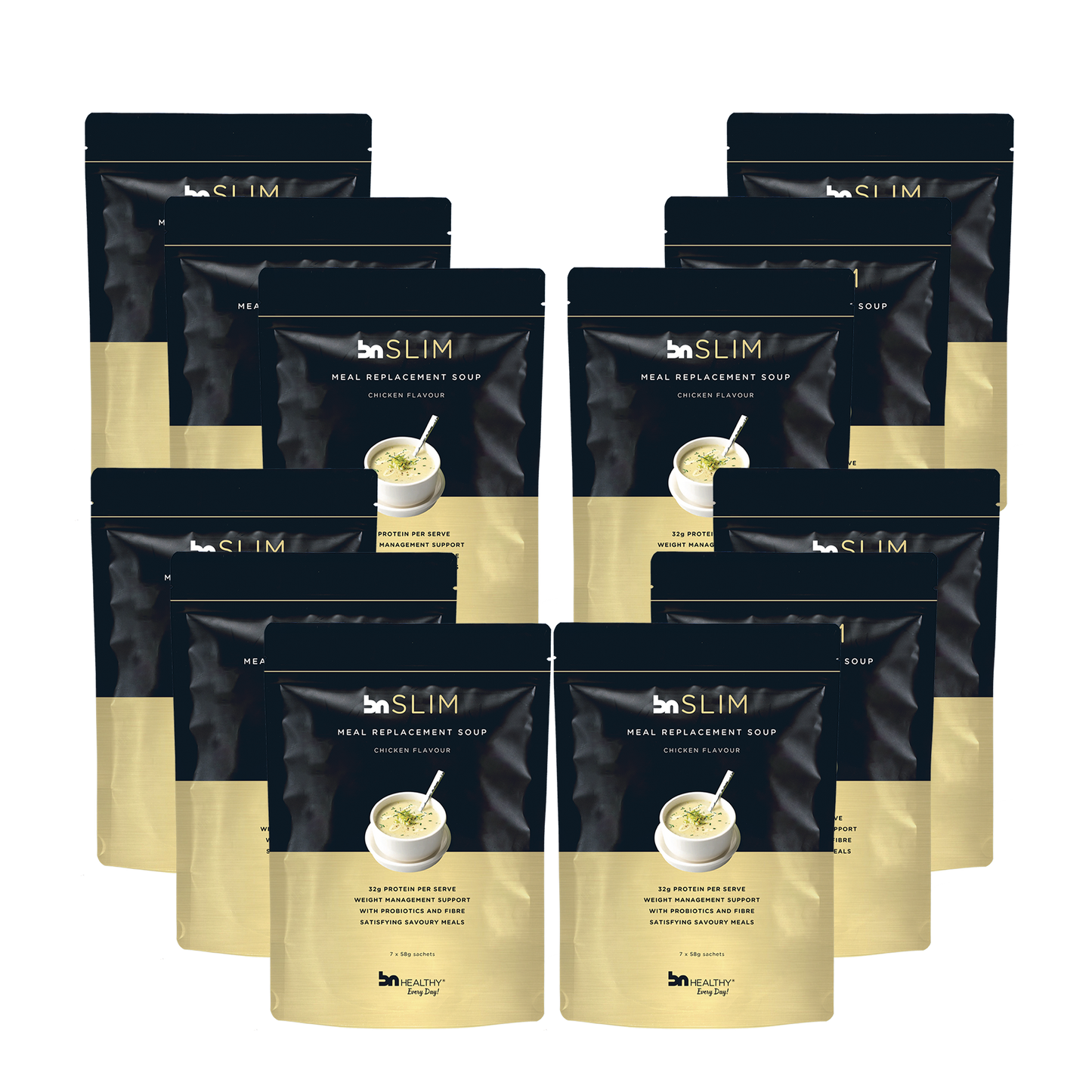 BN Meal Replacement Soup 7 Pack 3 Month Subscription 12 Bags