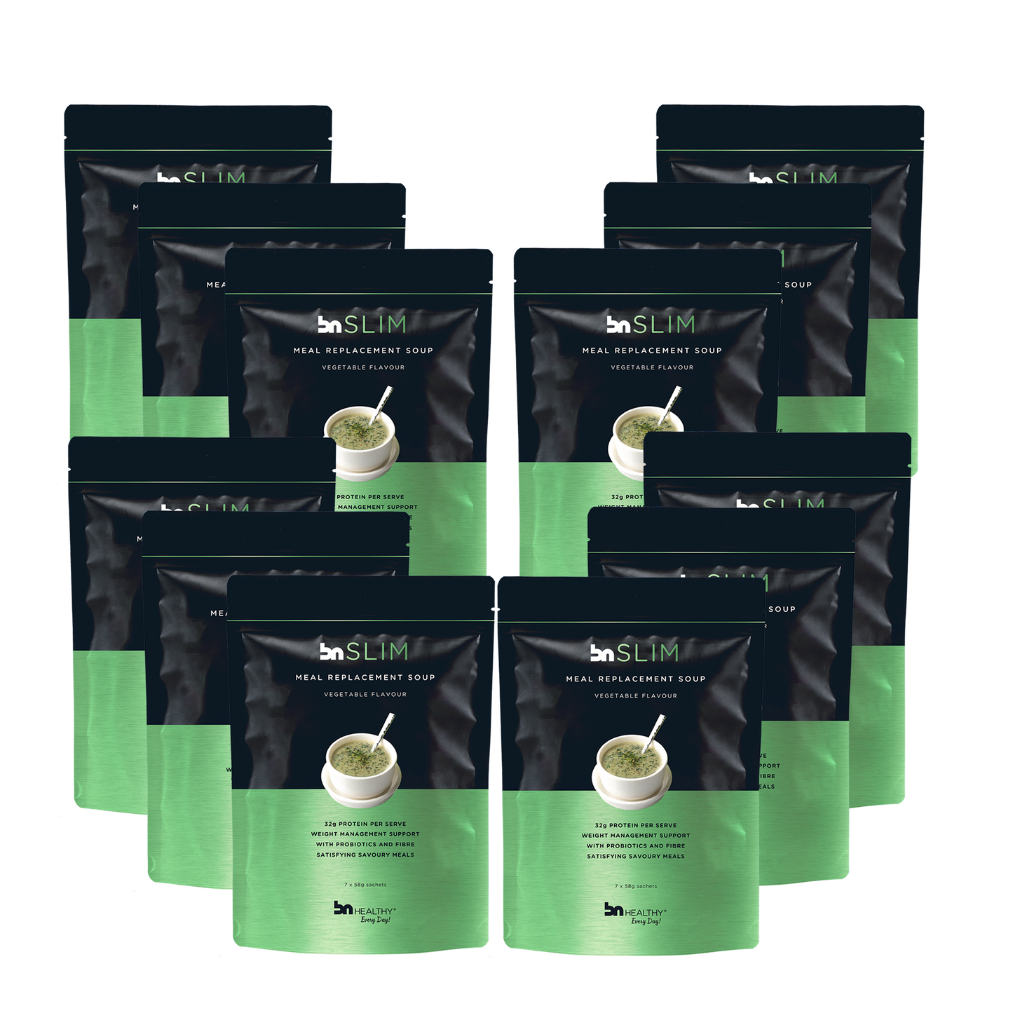 BN Meal Replacement Soup 7 Pack 3 Month Subscription 12 Bags