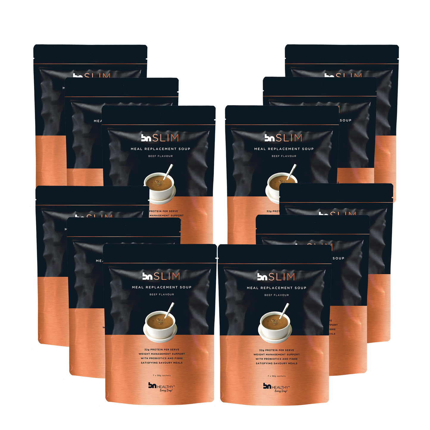 BN Meal Replacement Soup 7 Pack 3 Month Subscription 12 Bags