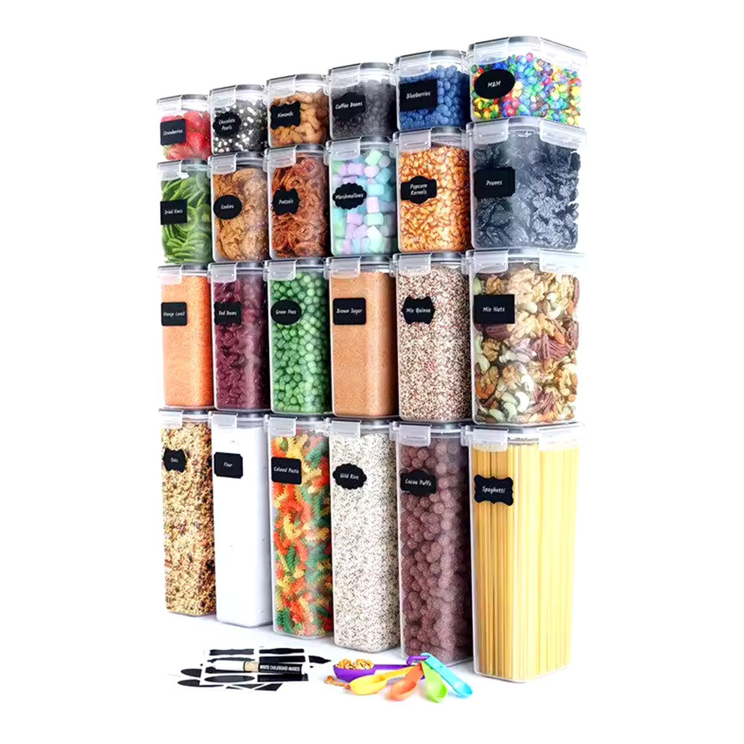 Pantry Container Set - 24 Pieces