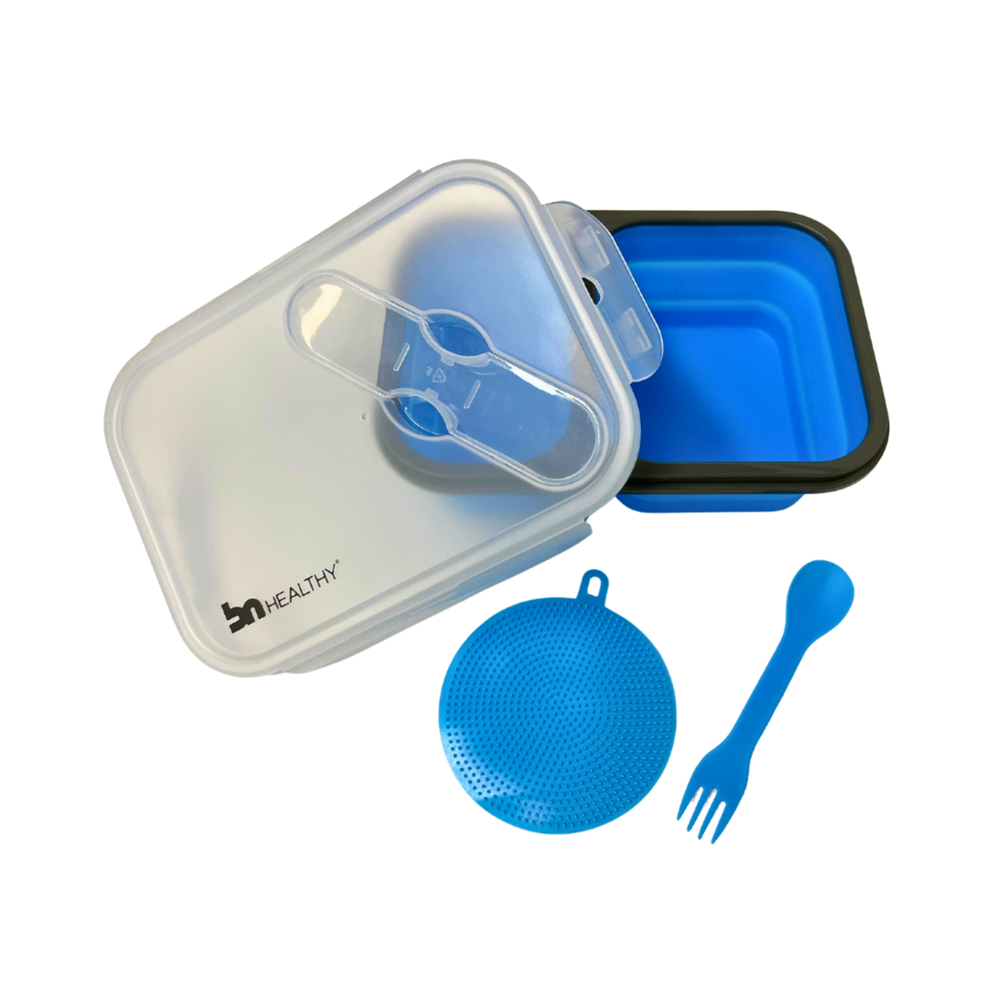 2 Compartments Silicone Bento Box