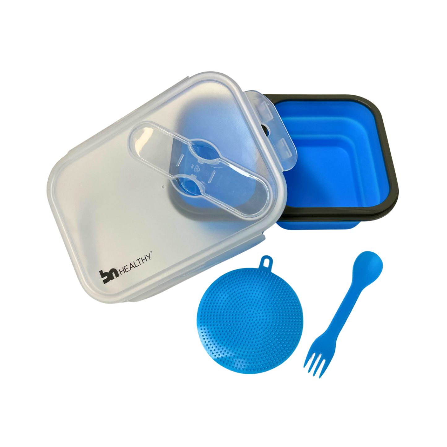 2 Compartments Silicone Bento Box