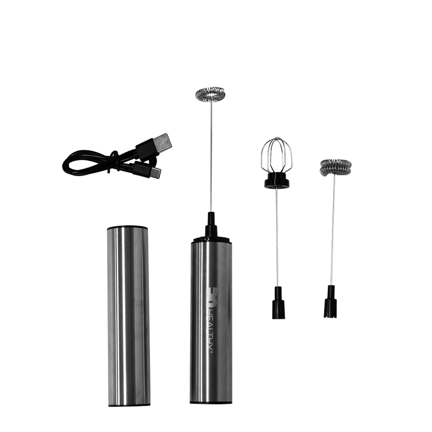 Handheld Protein Mixer & Milk Frother USB Rechargeable