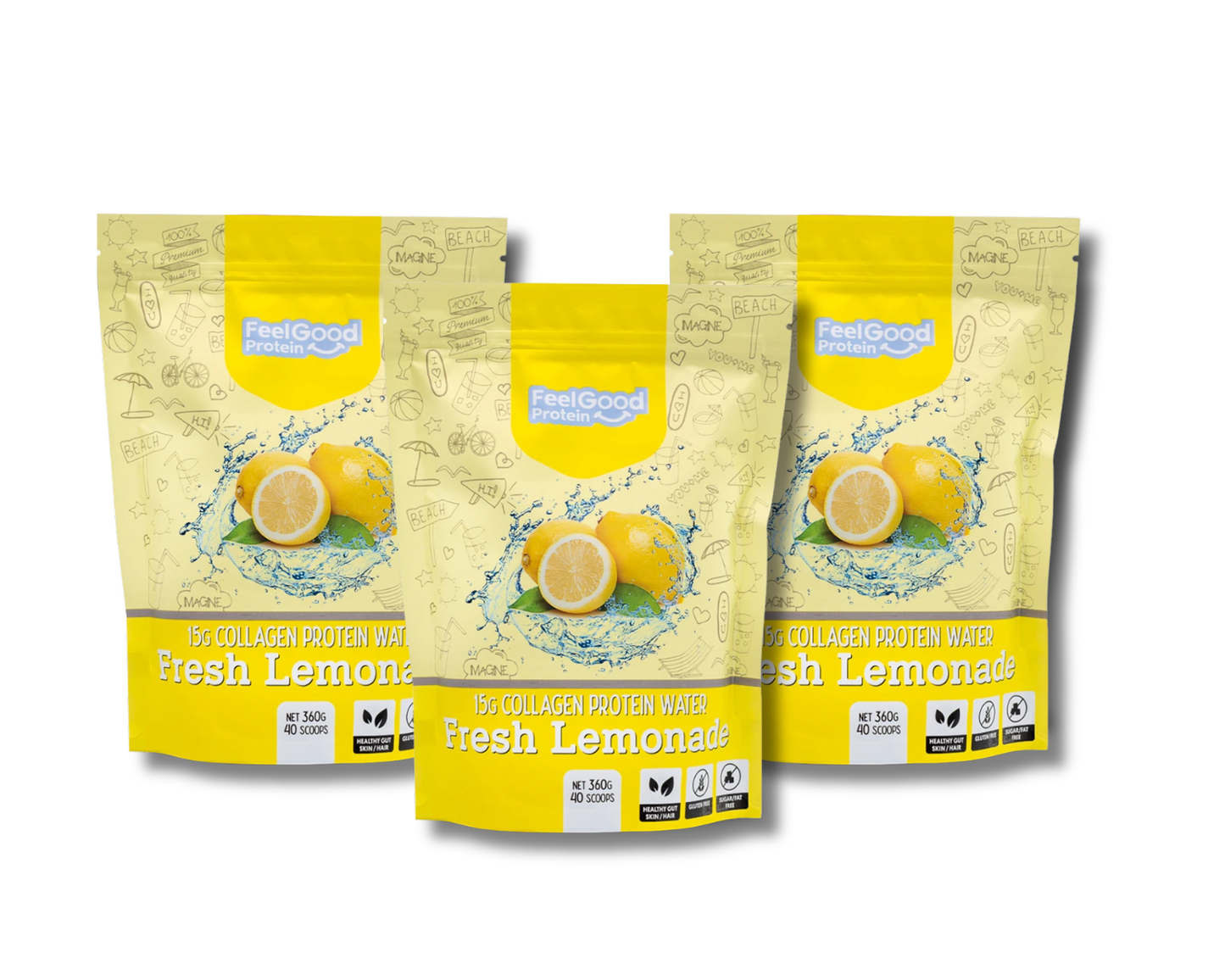 Feel Good Collagen Protein Water 3 Month Subscription