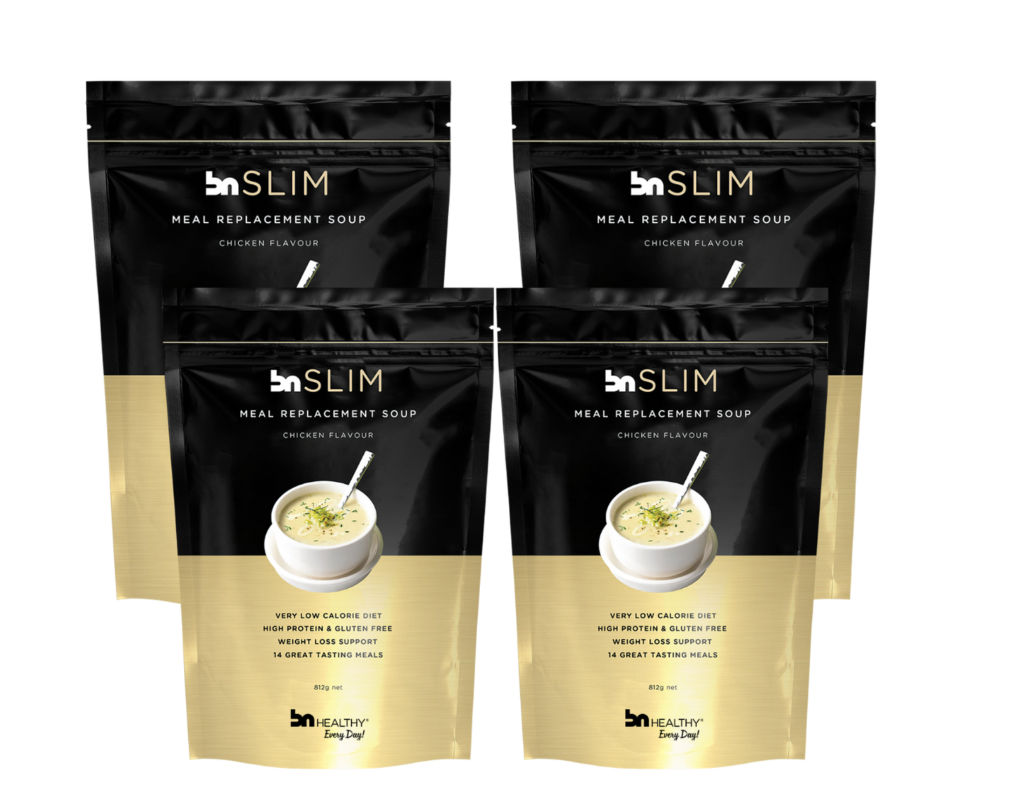 BN Meal Replacement Soup 7 Pack 1 Month Subscription 4 Bags