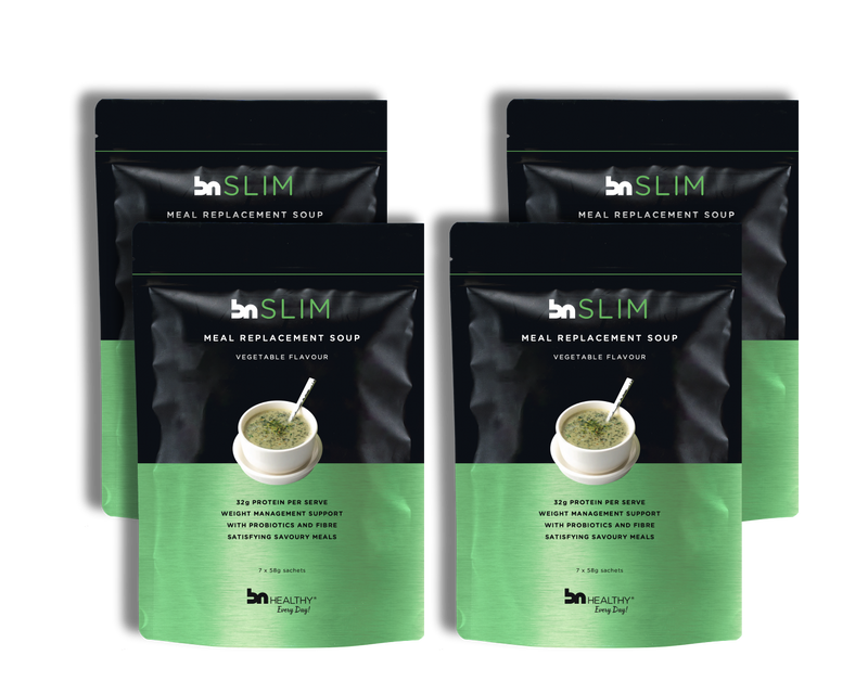 BN Meal Replacement Soup 7 Pack 1 Month Subscription 4 Bags