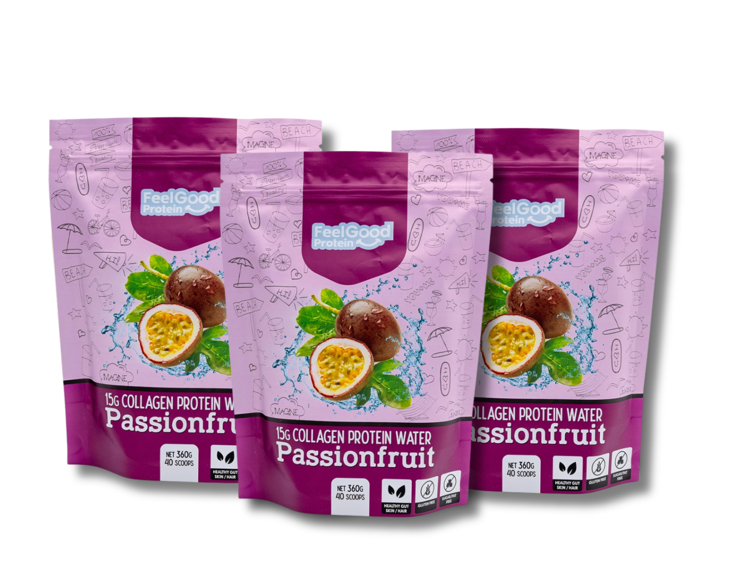 Feel Good Collagen Protein Water 3 Month Subscription