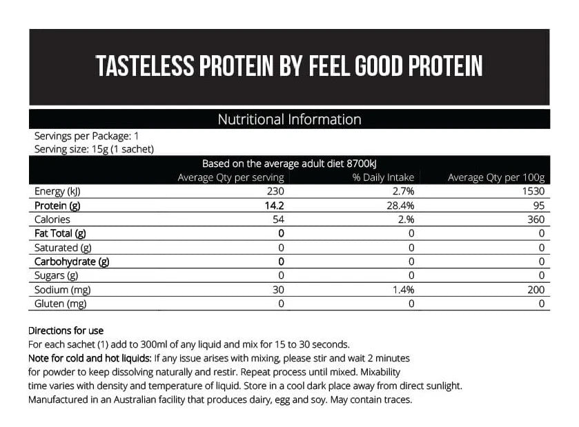 Feel Good Tasteless Collagen Powder 1 month subscription