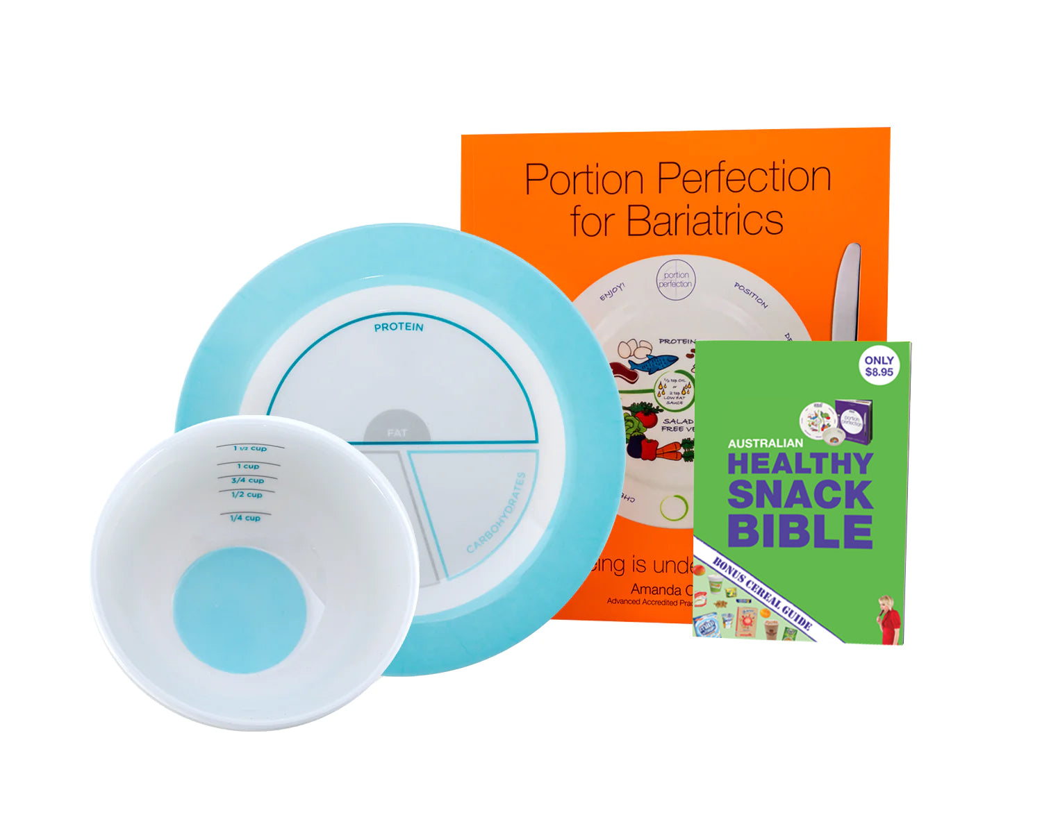 Portion Control Hpb BN Portion Control Kit - BN Plate, BN Bowl (melamine) WLS Books