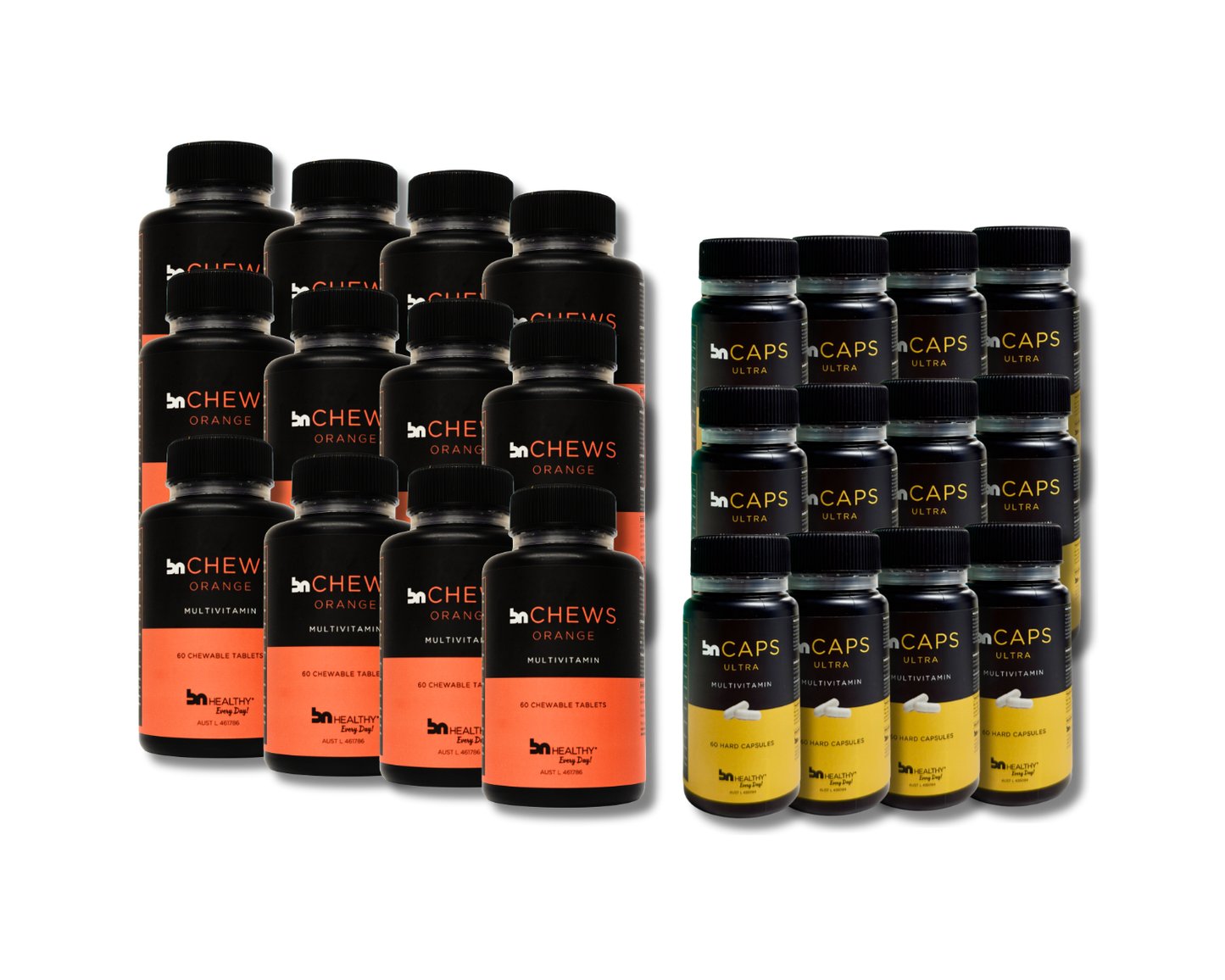 BN Chews & BN Caps Ultra - Multivitamin Mix - 12 Months (Subscribe & Save)