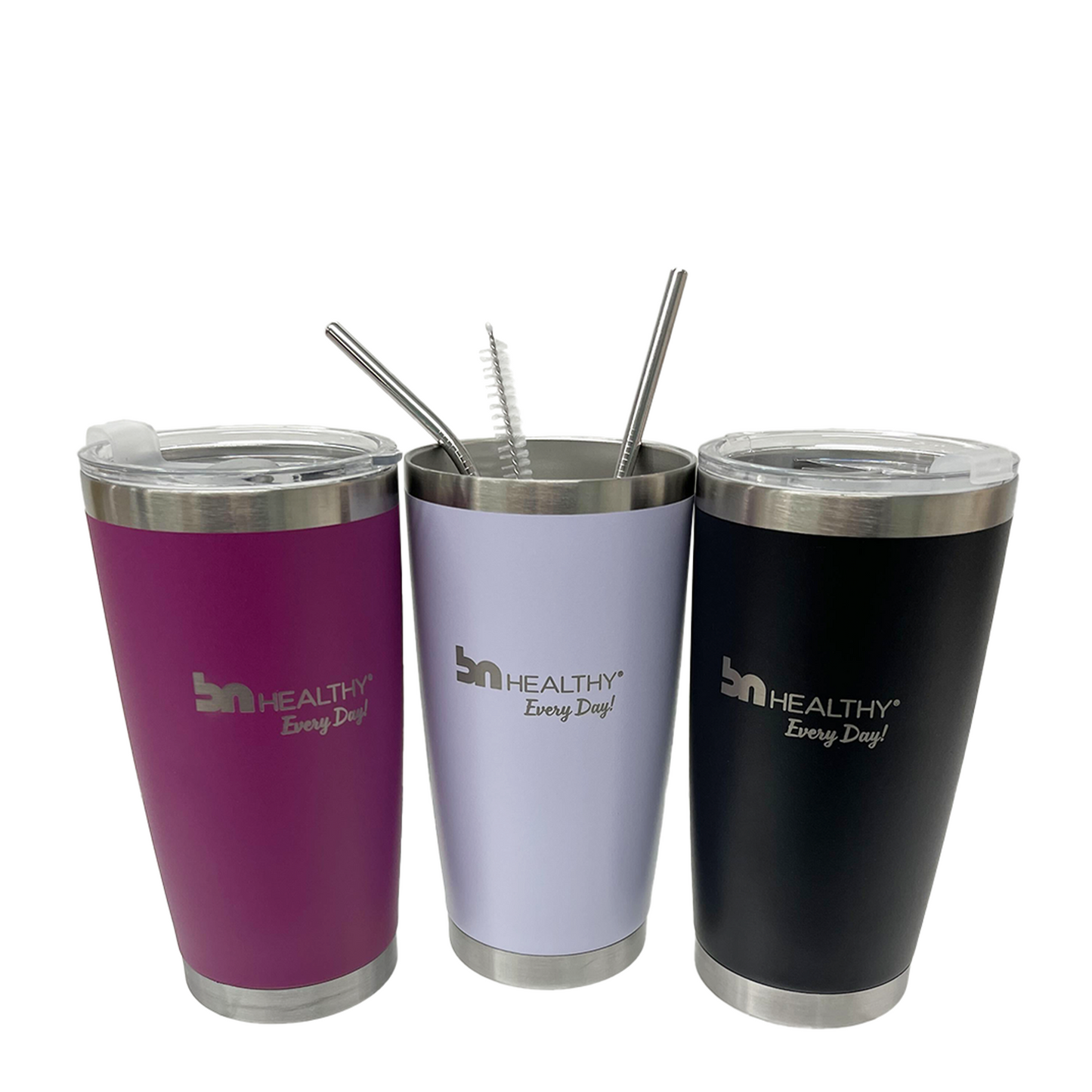 BN Travel Mug with Straws