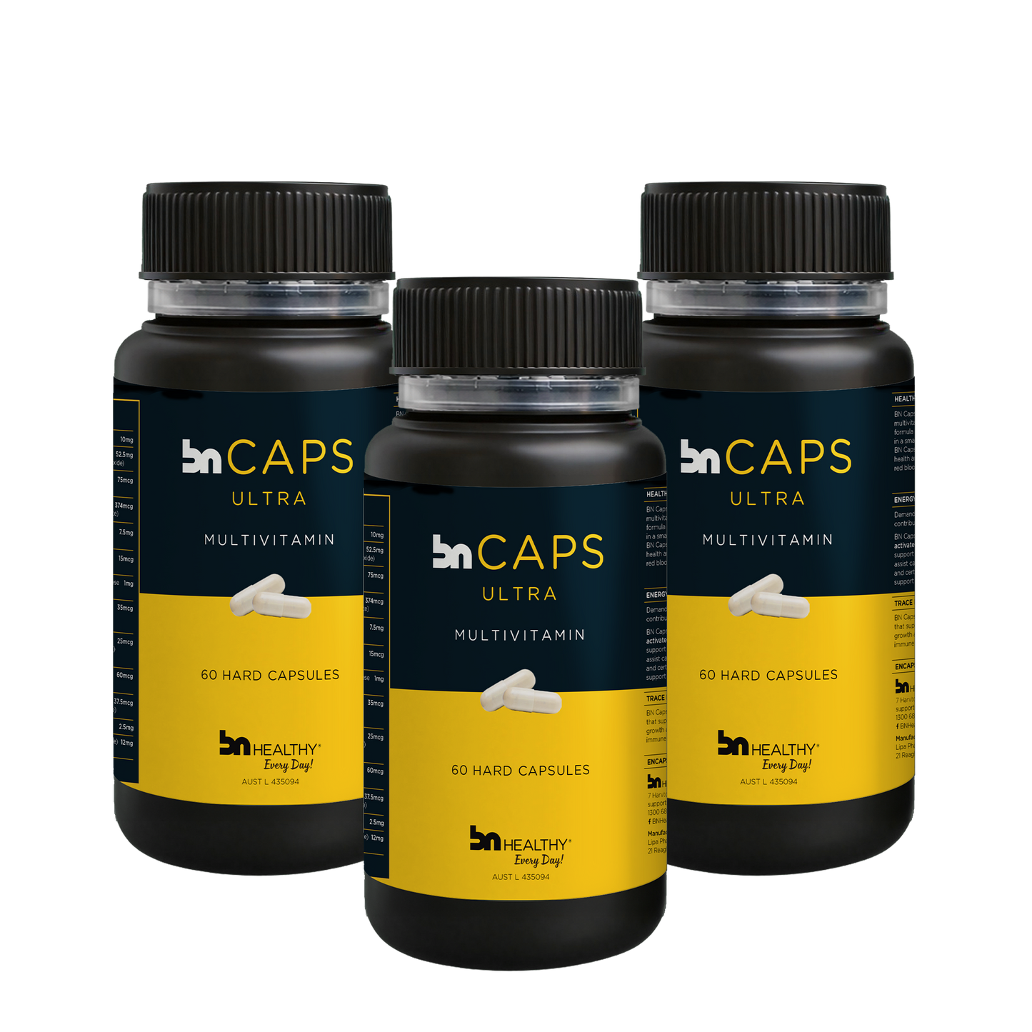BN Caps Ultra - Multivitamin Capsules - 3 Month Subscription - Save 20%