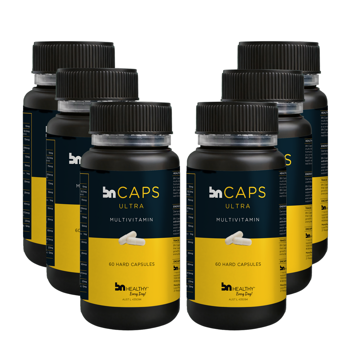 BN Caps - Multivitamin Capsules - 6 Month Subscription - Save 25%