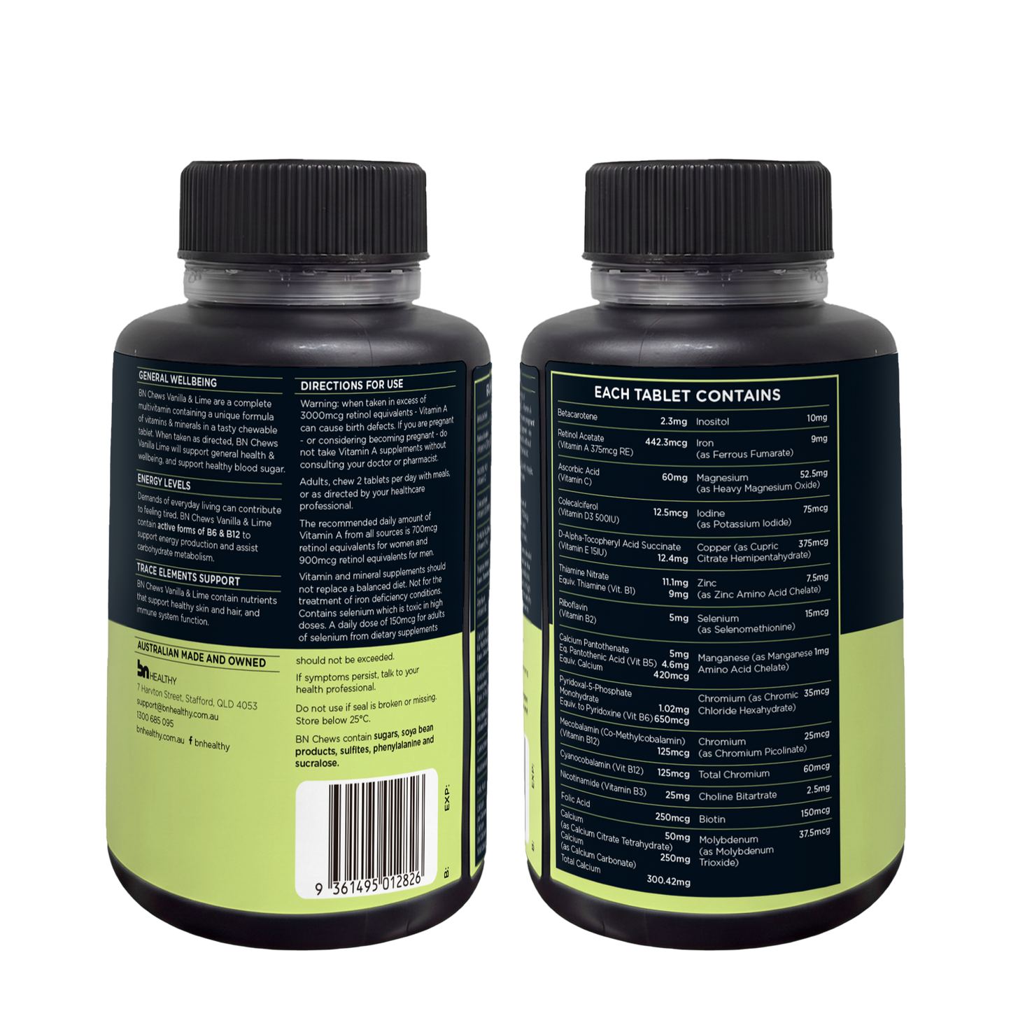 BN Chews Vanilla Lime - Chewable Multivitamins - 6 Month Subscription - Save 25%