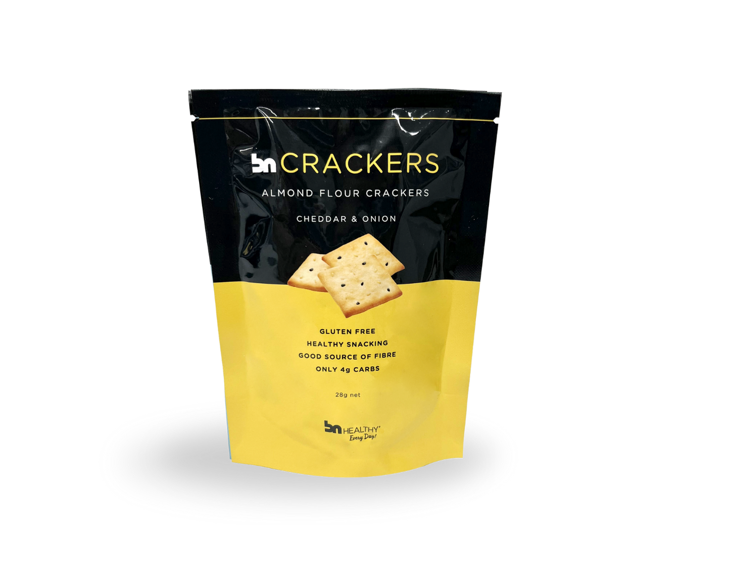 BN Crackers - Cheddar & Onion Almond Flour Crackers