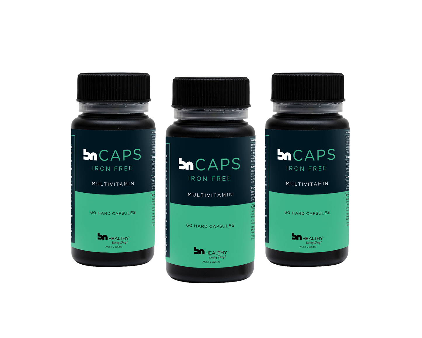 BN Caps Iron Free- Capsule Multivitamins 3 Months Subscription - Save 20%