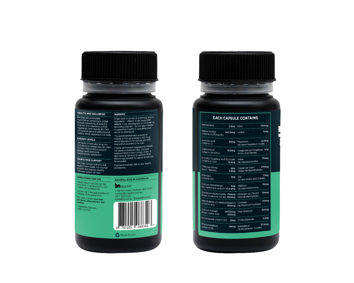 Buy BN Caps Iron Free Multivitamin Capsules