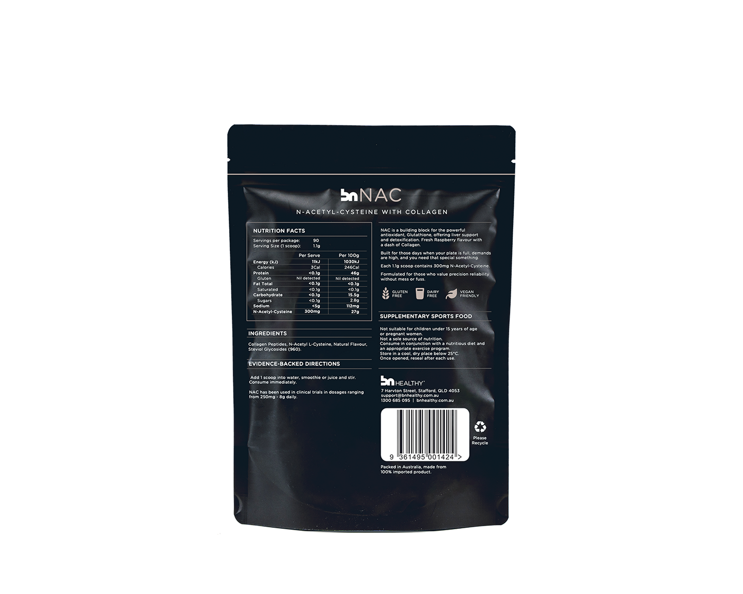 BN NAC - N-Acetyl-Cysteine (NAC) Powder – Antioxidant