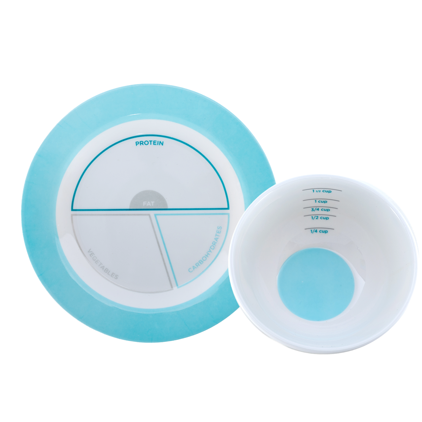 BN Portion Control Plate & Bowl