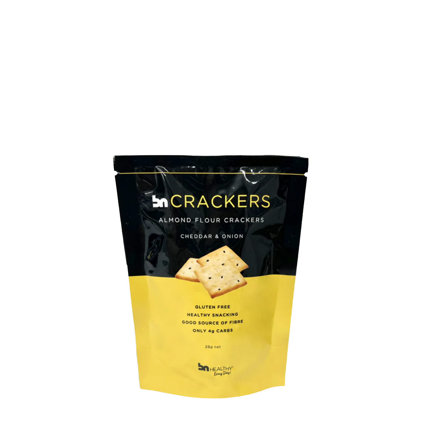 BN Crackers - Cheddar & Onion Almond Flour Crackers
