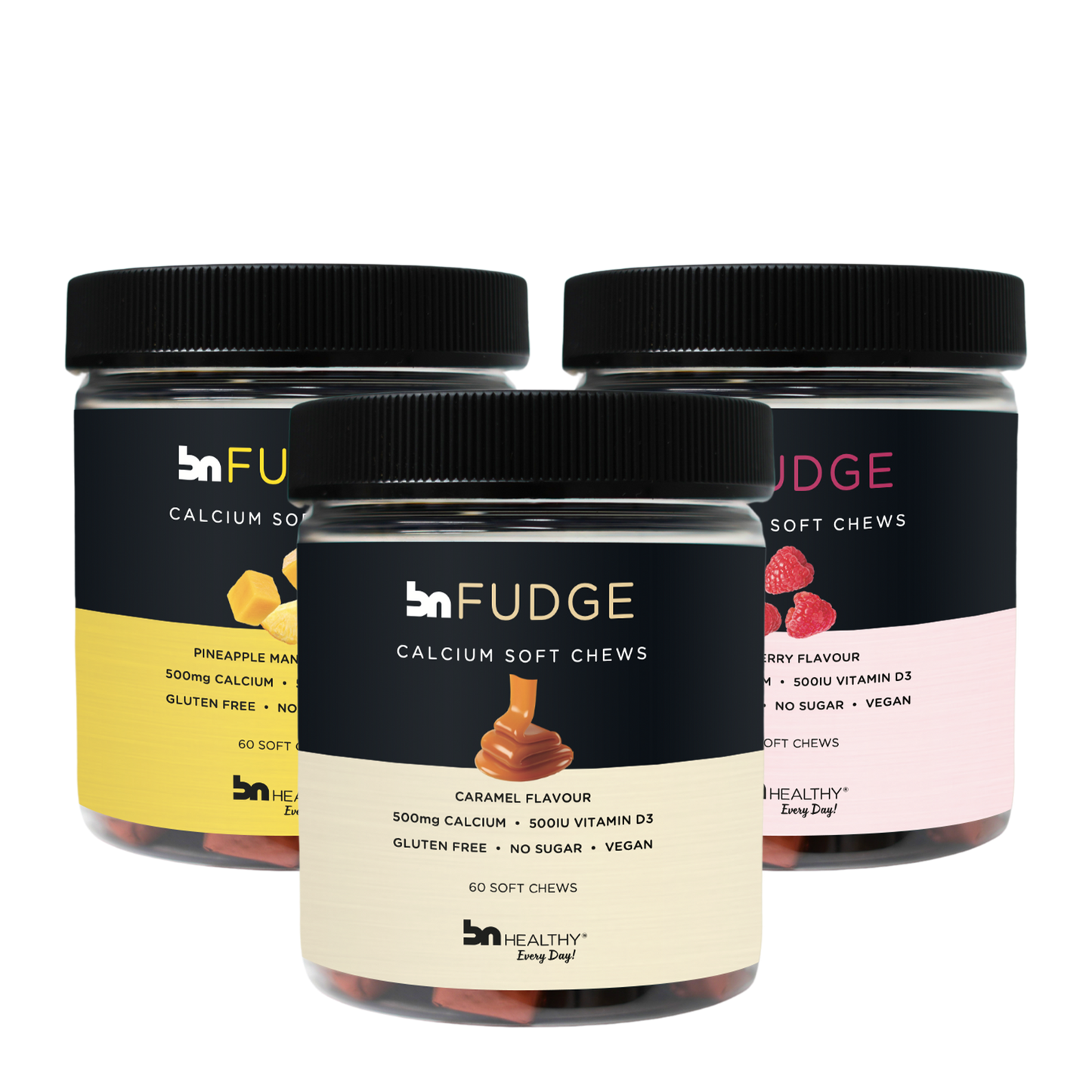 BN Fudge - Calcium Soft Chews 3 Flavours 3 Month Subscription