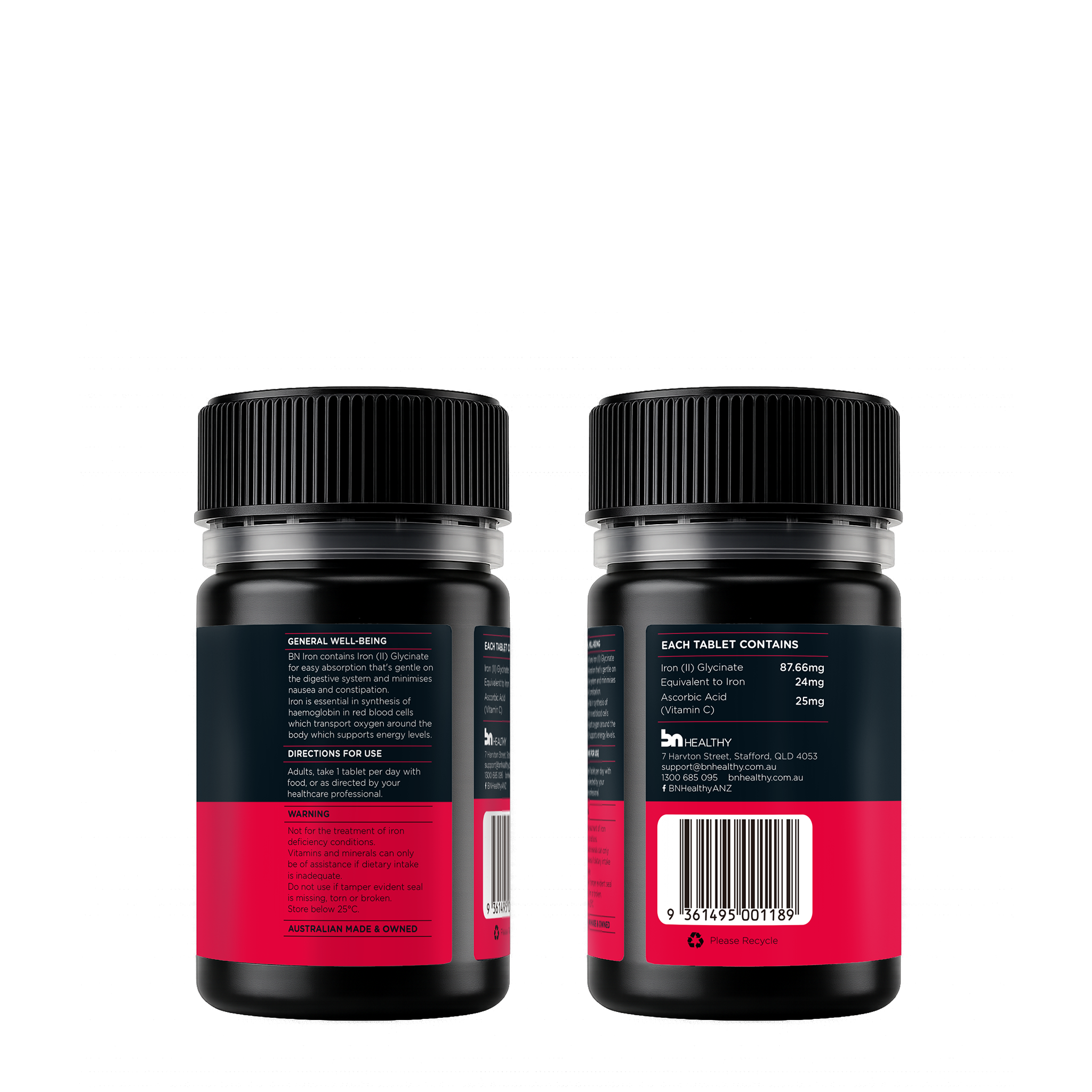 BN Iron - Iron Tablets + Vitamin C