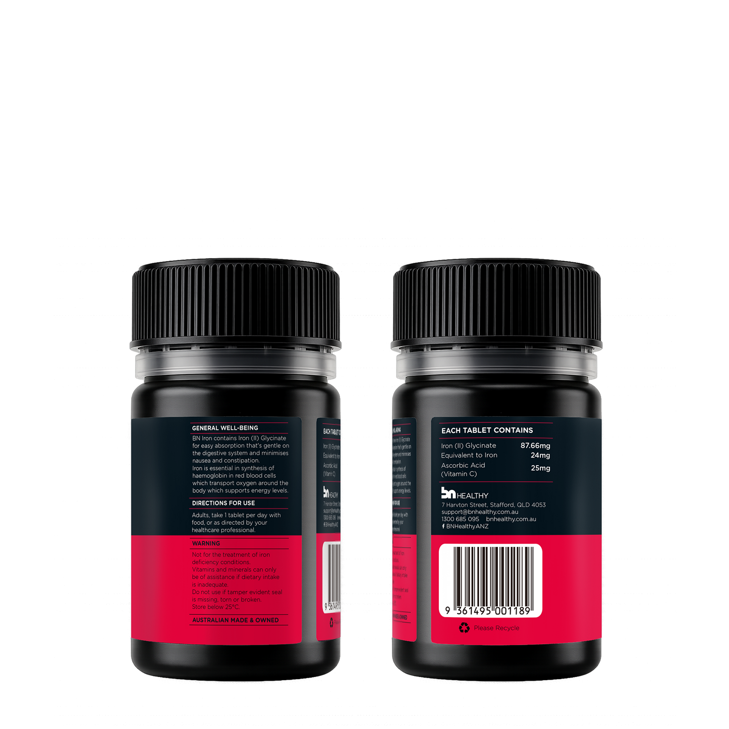 BN Iron - Iron Tablets + Vitamin C