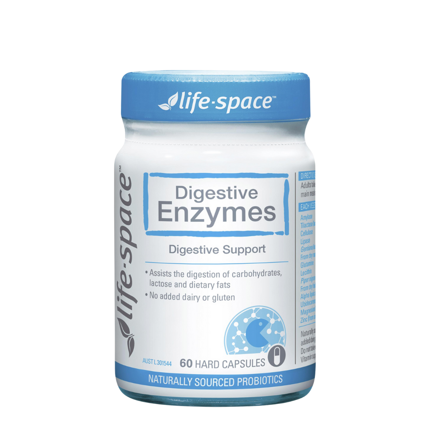 Life-Space Digestive Enzymes 60 Capsules 3 month subscription