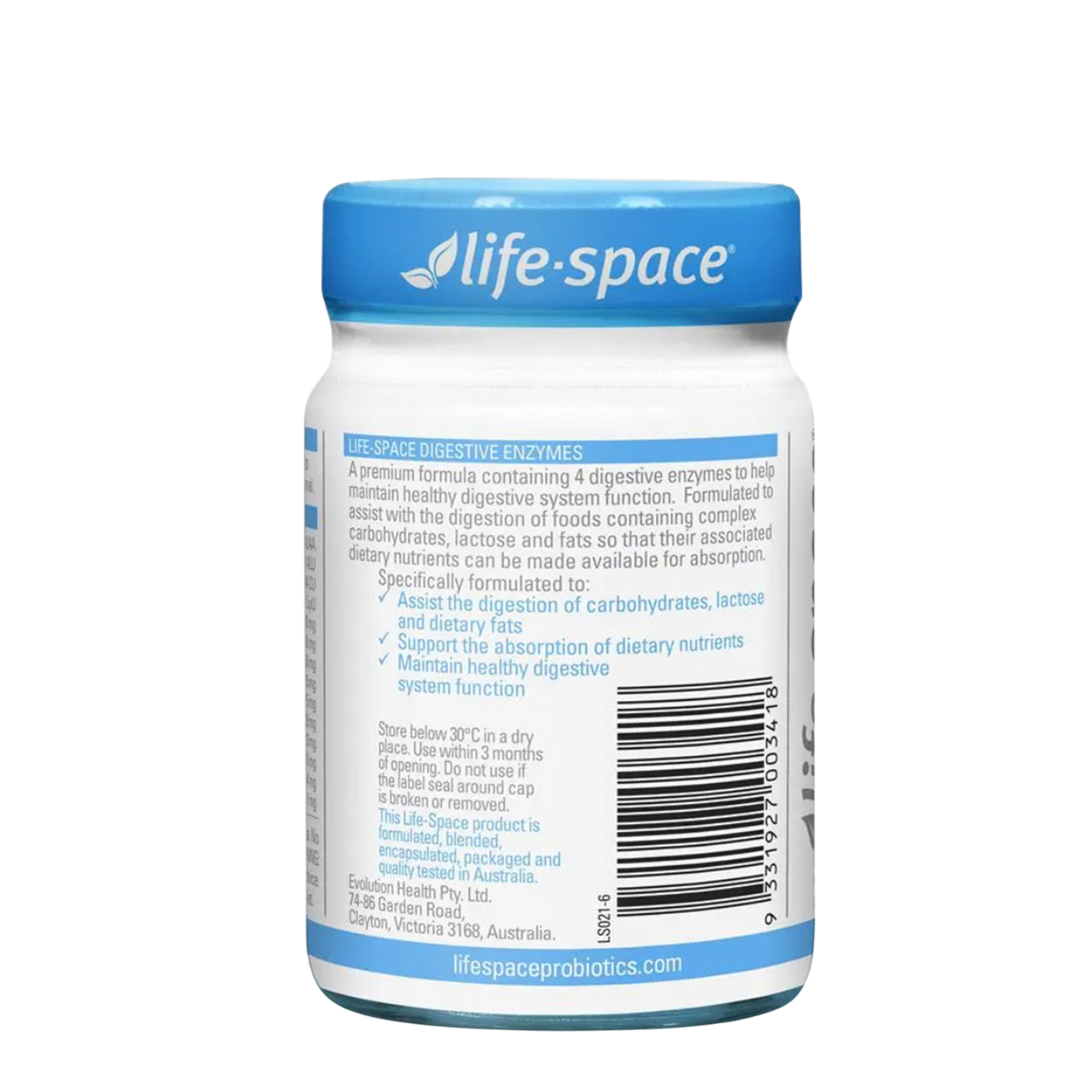 Life-Space Digestive Enzymes 60 Capsules 3 month subscription