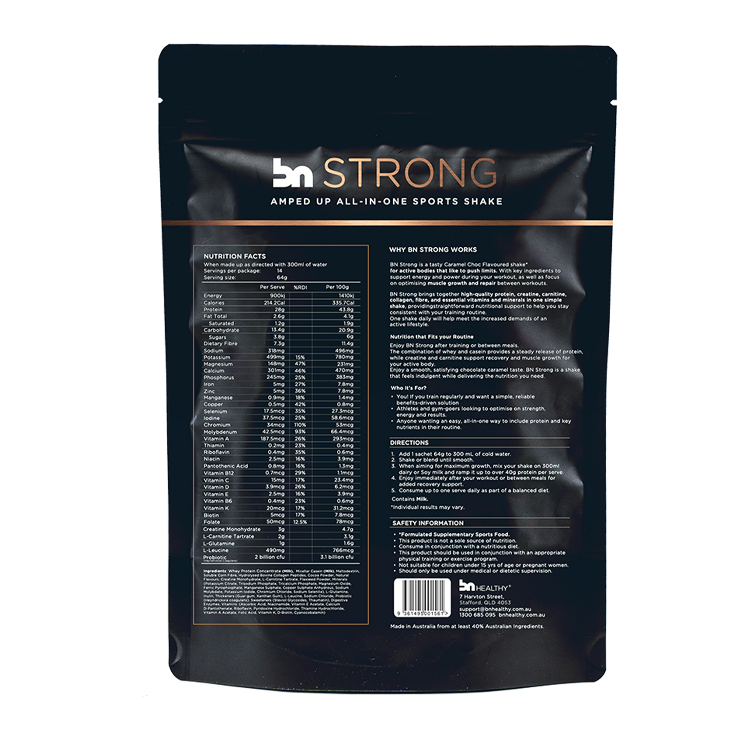BN Strong - Advanced Formula Performance Shake