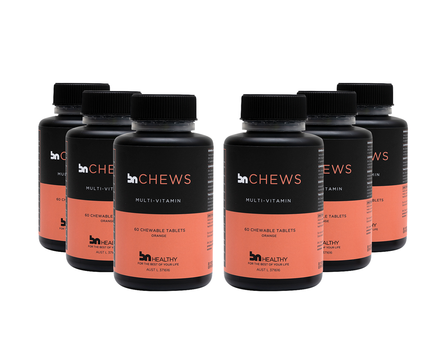 BN Chews - Chewable Multivitamins - 6 Bottles - Save 20%