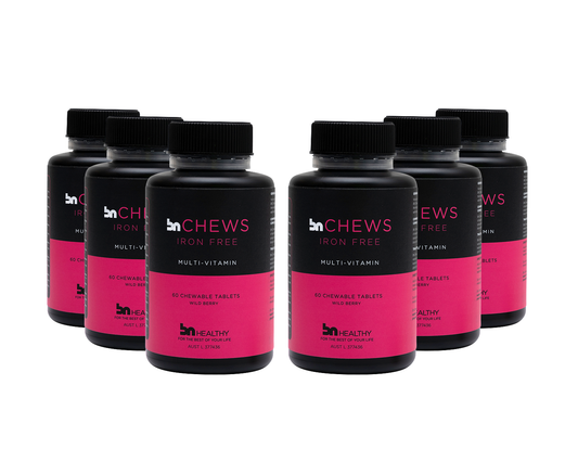 BN Chews Iron-Free - Chewable Multivitamins - 6 Bottles - Save 20%