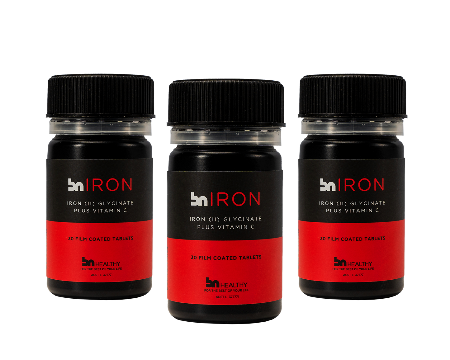 BN Iron - Iron Tablets + Vitamin C set of bottle