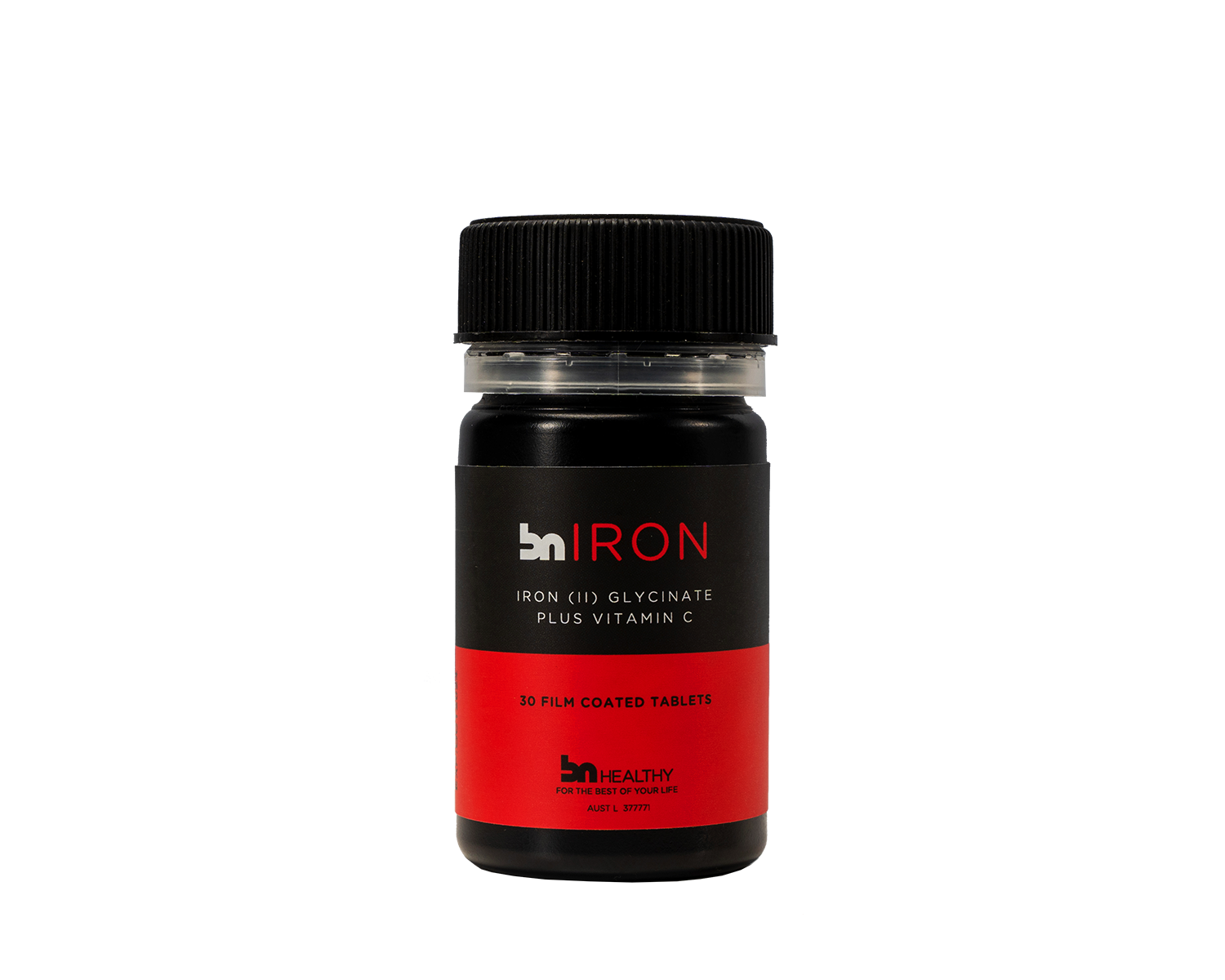 BN Iron - Iron Tablets + Vitamin C bottle