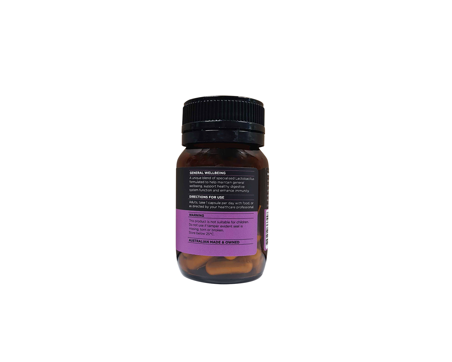 BN Probiotic bottle back