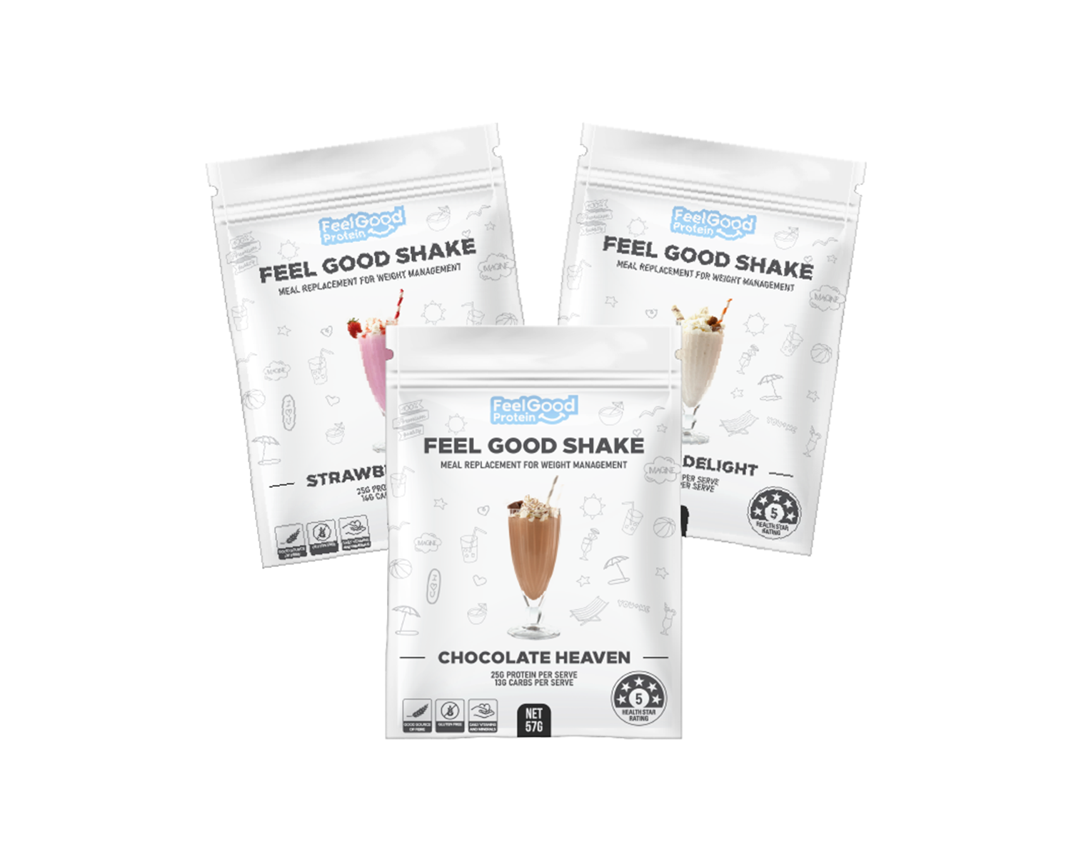 Feel Good Meal Replacement Shake - Sample Pack cover front